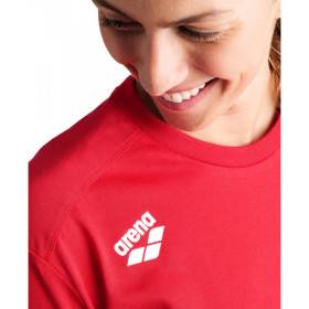 Tee shirt Arena TEAM T-SHIRT PANEL Red - Tee shirt unisexe