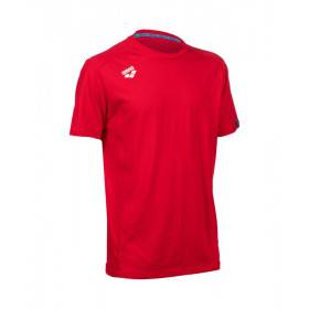 Tee shirt Arena TEAM T-SHIRT PANEL Red - Tee shirt unisexe