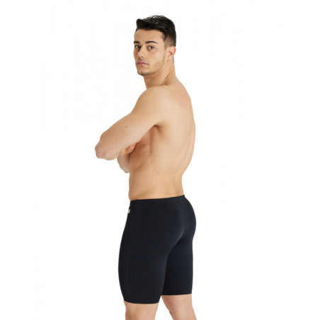 Arena MEN'S TEAM Swim Jammer SOLID Black White - Jammer Natation Homme | Les4Nages