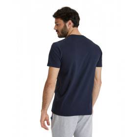 Tee shirt Arena TEAM T-SHIRT PANEL Navy - Tee shirt unisexe