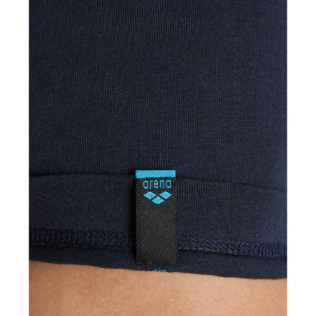 Tee shirt Arena TEAM T-SHIRT PANEL Navy - Tee shirt unisexe | Les4Nages