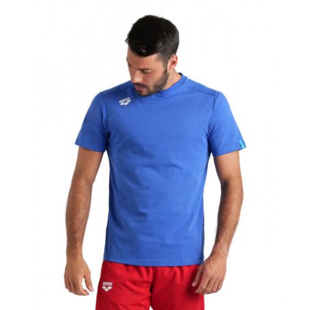 Tee shirt Arena TEAM T-SHIRT PANEL Royal - Tee shirt unisexe | Les4Nages