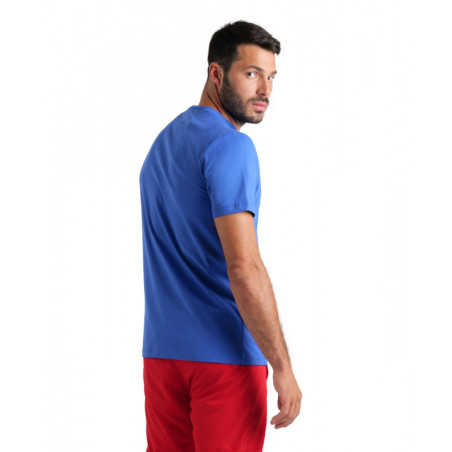 Tee shirt Arena TEAM T-SHIRT PANEL Royal - Tee shirt unisexe | Les4Nages