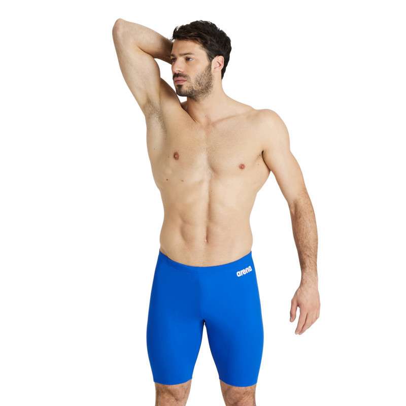 Arena MEN'S TEAM Swim Jammer SOLID Royal White - Jammer Natation Homme | Les4Nages