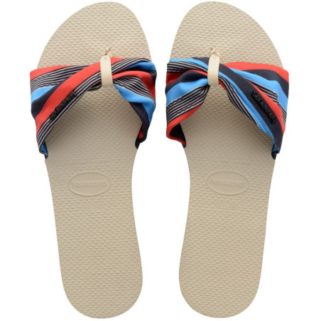 HAVAIANAS You Saint Tropez Beige/Navy - Tongs Unisex