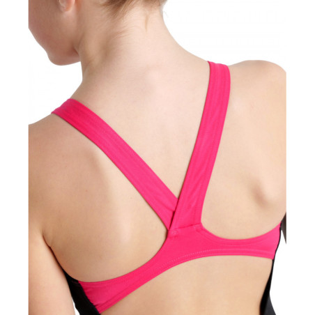 Arena Girls (6-14 ans) SWIMSUIT V Back Placement Black Freak Rose | Les4Nages Arena Girls (6-14 ans) SWIMSUIT V Back Placement Black Freak Rose | Les4Nages