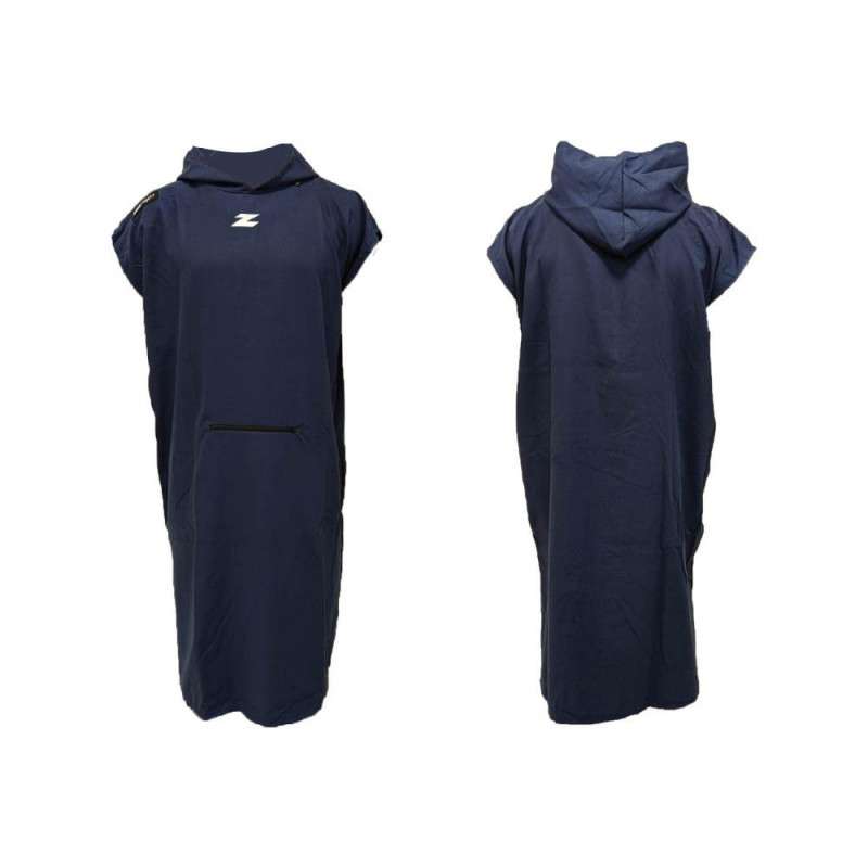 Poncho ZEROD Transition Towel Navy - Peignoir microfibre sortie de l'eau