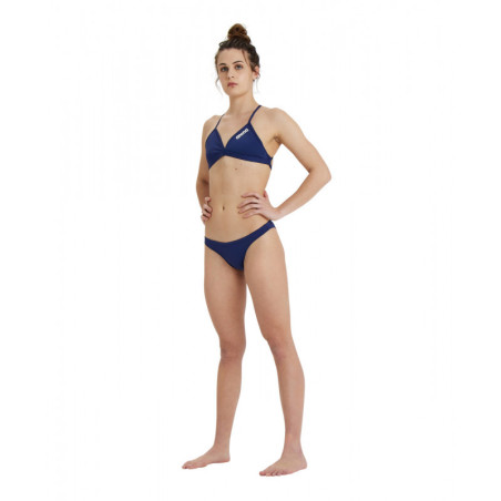 Haut de Maillot 2 pièces ARENA SOLID Team Swim Top Navy | Les4Nages