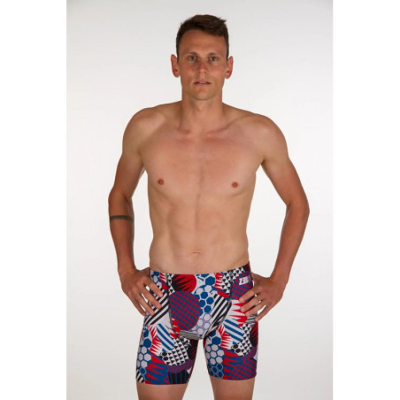 ZEROD BOXER Patchwork - Aquashort boxer Natation Homme ZEROD BOXER Patchwork - Aquashort boxer Natation Homme