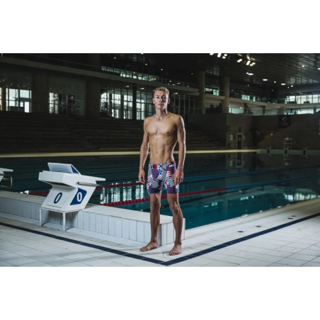 ZEROD BOXER Patchwork - Aquashort boxer Natation Homme | Les4Nages ZEROD BOXER Patchwork - Aquashort boxer Natation Homme | Les4Nages