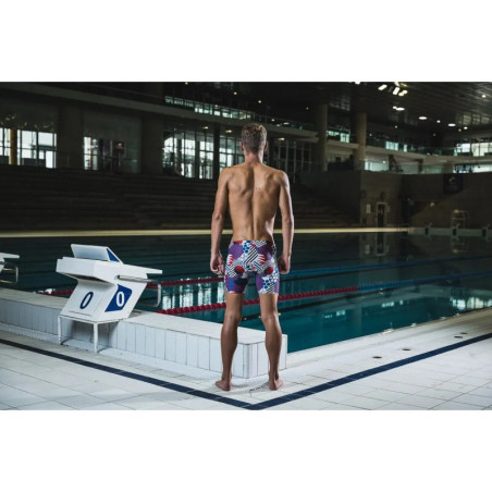 ZEROD BOXER Patchwork - Aquashort boxer Natation Homme | Les4Nages ZEROD BOXER Patchwork - Aquashort boxer Natation Homme | Les4Nages