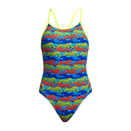 Funkita Fille (8-14 ans) No Cheating Diamond Back - Maillot de bain Natation Fille 1 piece | Les4Nages