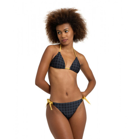 Bikini Arena WOMEN'S 50TH - Bikini Triangle Black Multi Gold