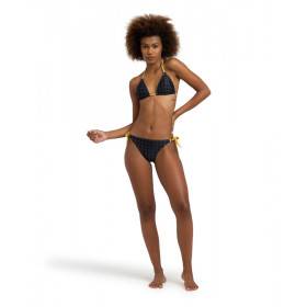 Bikini Arena WOMEN'S 50TH - Bikini Triangle Black Multi Gold
