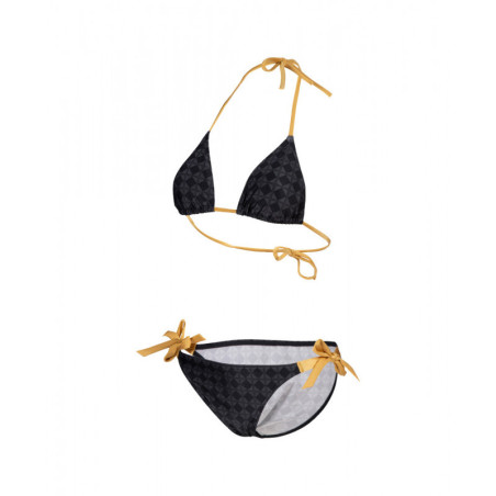 Bikini Arena WOMEN'S 50TH - Bikini Triangle Black Multi Gold | Les4Nages