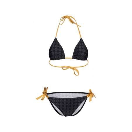 Bikini Arena WOMEN'S 50TH - Bikini Triangle Black Multi Gold | Les4Nages