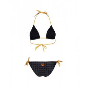 Bikini Arena WOMEN'S 50TH - Bikini Triangle Black Multi Gold