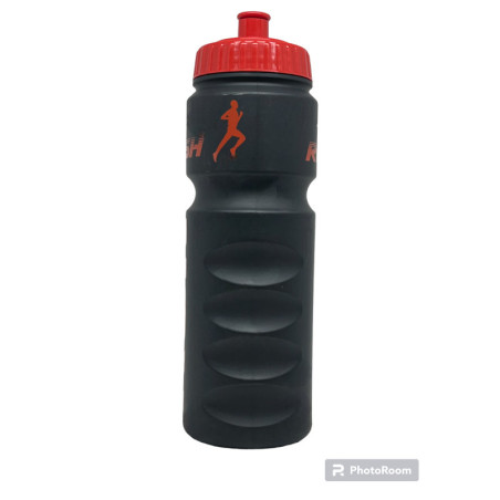 Bidon RUSH RUN - Black Mat RED - 750ml | Les4Nages Bidon RUSH RUN - Black Mat RED - 750ml | Les4Nages