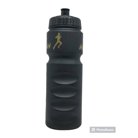 Bidon RUSH RUN - Black Mat GOLD - 750ml | Les4Nages