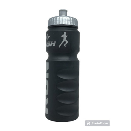 Bidon RUSH RUN - Black Mat SILVER - 750ml | Les4Nages Bidon RUSH RUN - Black Mat SILVER - 750ml | Les4Nages