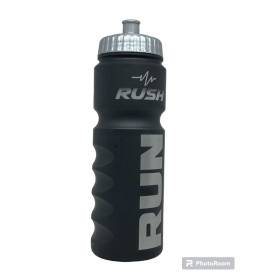 Bidon RUSH RUN - Black Mat SILVER - 750ml