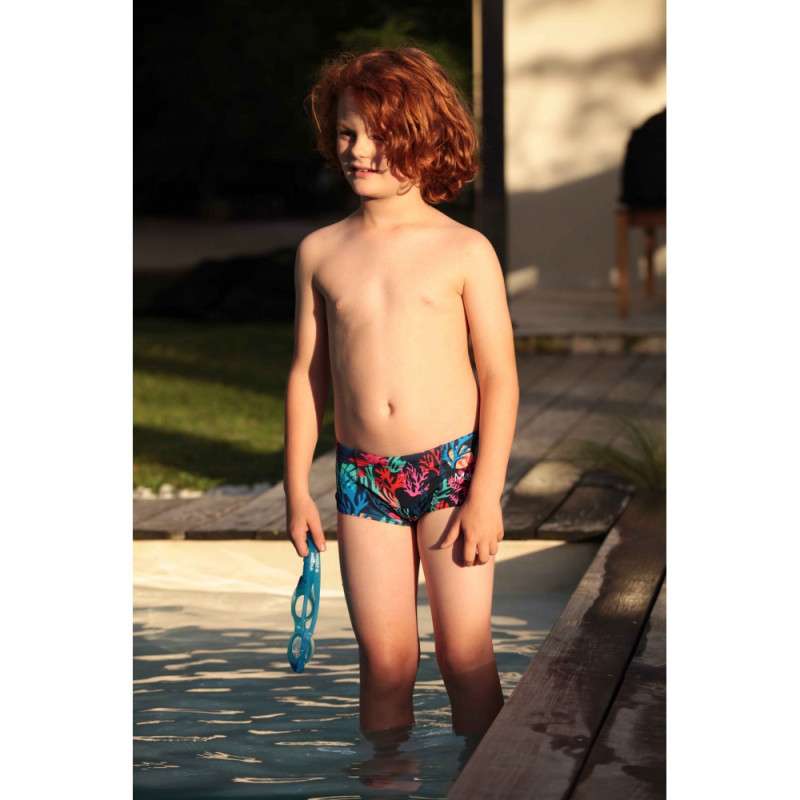 Boxer Junior (10-14 ans) MAKO Coral Blue