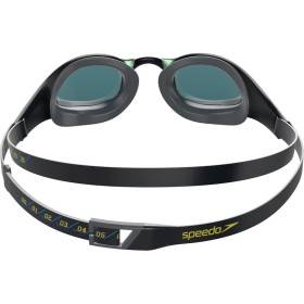 Speedo Fastskin PURE FOCUS Mirror Black - Cool Grey - Ruby - Lunettes Natation