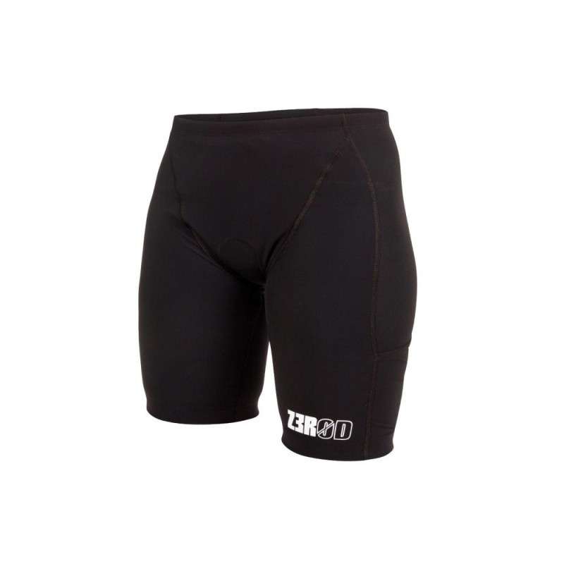 Shorty Triathlon Femme ZEROD Racer SHORT WOMAN BLACK | Les4Nages