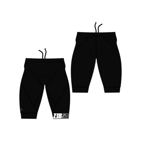 ZEROD Start TRISHORTS BLACK - Shorty Triathlon Homme | Les4Nages