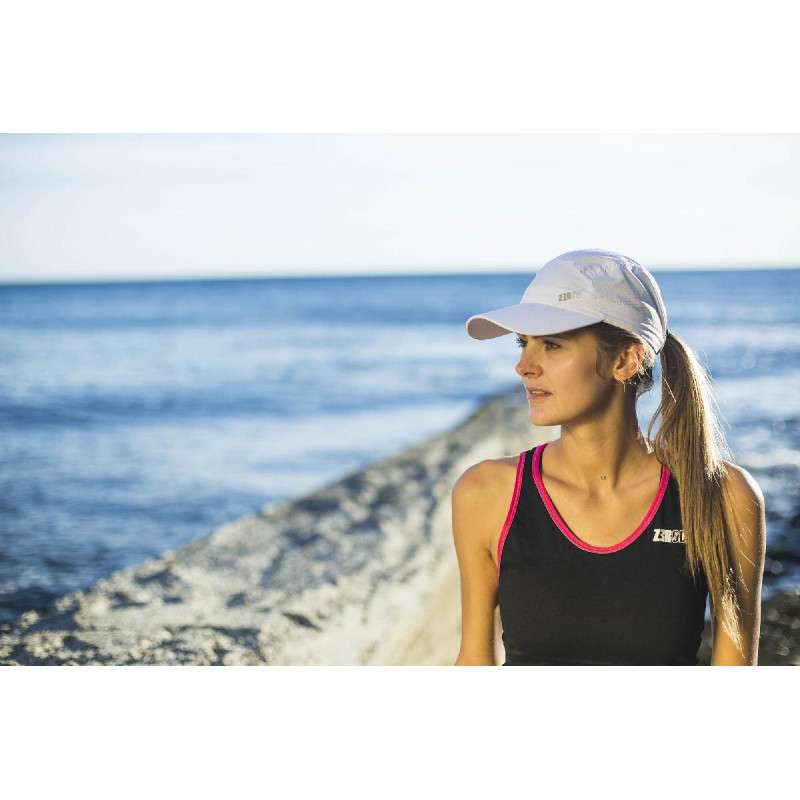 ZEROD Running Cap White