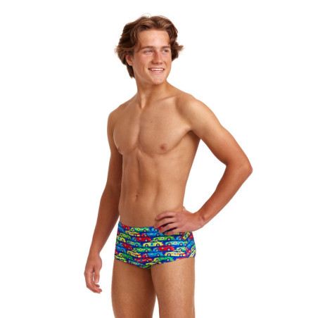 Funky Trunks Boy (8/14 ans) Car Stacker - Boxer Natation Garçon | Les4Nages Funky Trunks Boy (8/14 ans) Car Stacker - Boxer Natation Garçon | Les4Nages