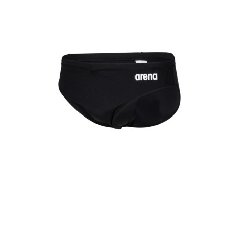 Arena Solid Team Swim Brief Black White - Maillot de bain Homme | Les4Nages