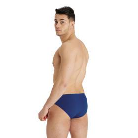 Arena Solid Team Swim Brief Navy White - Maillot de bain Homme