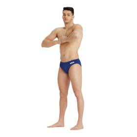 Arena Solid Team Swim Brief Navy White - Maillot de bain Homme