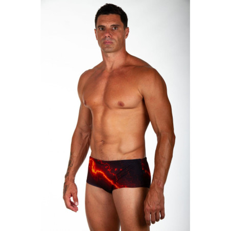 ZEROD Trunks LAVA - Boxer Natation Homme | Les4Nages