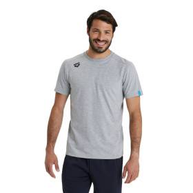 Tee shirt Arena TEAM T-SHIRT PANEL MEDIUM GREY HEATHER - Tee shirt unisexe