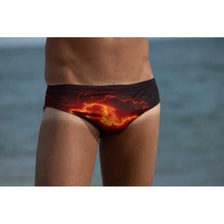 ZEROD LAVA - Slip de bain Natation Homme | Les4Nages