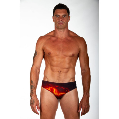 ZEROD LAVA - Slip de bain Natation Homme | Les4Nages
