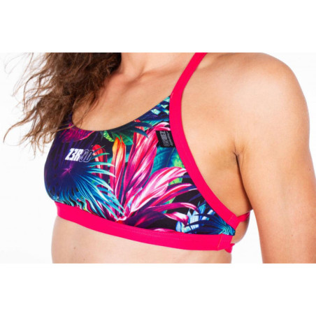 Haut 2 pièces ZEROD Tropadelic - Haut de Maillot de bain 2 pièces Natation | Les4Nages Haut 2 pièces ZEROD Tropadelic - Haut de Maillot de bain 2 pièces Natation | Les4Nages