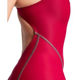 Combinaison Femme ARENA Powerskin ST NEXT Deep Red - Dos Ouvert