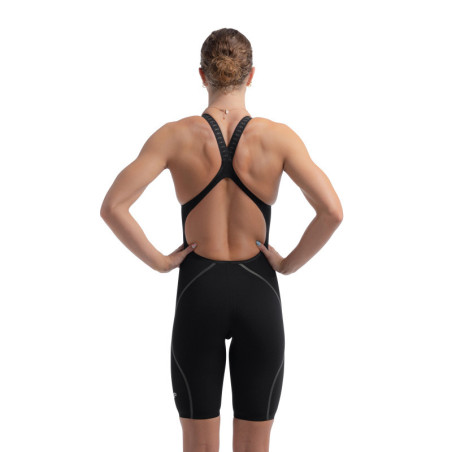 SPEEDO FastSkin LZR PURE INTENT 2.0 OpenBack Kneeskin Dos Ouvert- Black -Combinaison Natation Competition Femme | Les4Nages SPEEDO FastSkin LZR PURE INTENT 2.0 OpenBack Kneeskin Dos Ouvert- Black -Combinaison Natation Competition Femme | Les4Nages