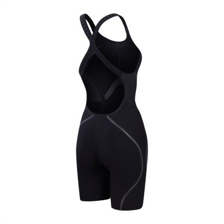 SPEEDO FastSkin LZR PURE INTENT 2.0 OpenBack Kneeskin Dos Ouvert- Black -Combinaison Natation Competition Femme | Les4Nages SPEEDO FastSkin LZR PURE INTENT 2.0 OpenBack Kneeskin Dos Ouvert- Black -Combinaison Natation Competition Femme | Les4Nages