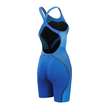 SPEEDO FastSkin LZR PURE INTENT 2.0 OpenBack Kneeskin Dos Ouvert - Blue -Combinaison Natation Competition Femme | Les4Nages SPEEDO FastSkin LZR PURE INTENT 2.0 OpenBack Kneeskin Dos Ouvert - Blue -Combinaison Natation Competition Femme | Les4Nages