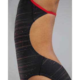 TYR Speedwrap CutOutfit Red - Maillot Natation Femme 1 pièce