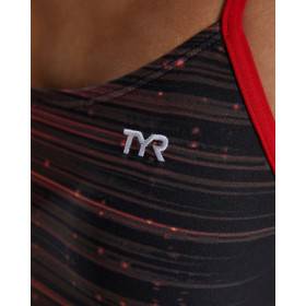 TYR Speedwrap CutOutfit Red - Maillot Natation Femme 1 pièce