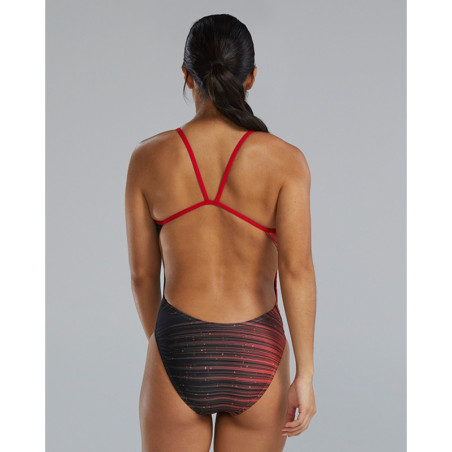 TYR Speedwrap CutOutfit Red - Maillot Natation Femme 1 pièce | Les4Nages TYR Speedwrap CutOutfit Red - Maillot Natation Femme 1 pièce | Les4Nages