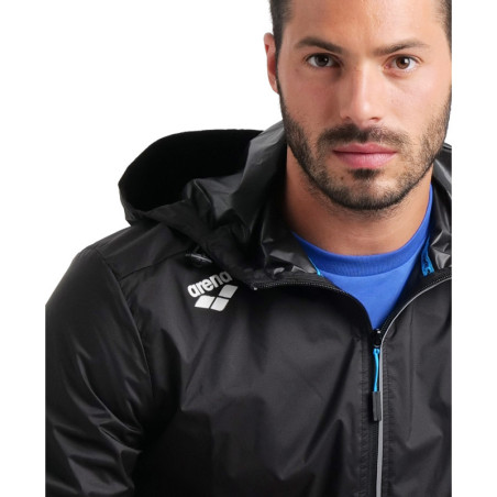 Veste coupe-vent Arena Windbreaker Solid Black | Les4Nages Veste coupe-vent Arena Windbreaker Solid Black | Les4Nages