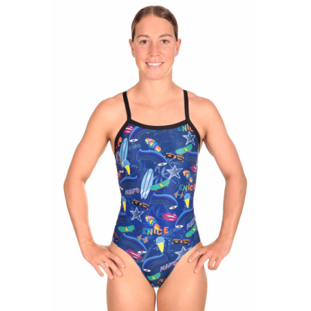 MAKO Venice Night - Dos Nereid - Maillot Femme Natation