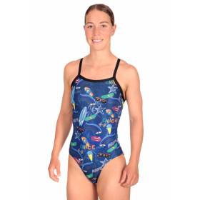 MAKO Venice Night - Dos Nereid - Maillot Femme Natation