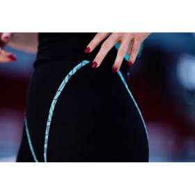 ARENA PRIMO Powerskin Openback (Dos ouvert) Black Teal - Combinaison Natation Femme